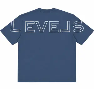 LEVELS SKETCHED SIGNATURE OVERSIZED TEE | OBSIDIAN