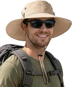 Sun Hats for Men Fishing Hat UPF 80+ Foldable Wide Brim Outdoor Hiking Beach Summer Hats