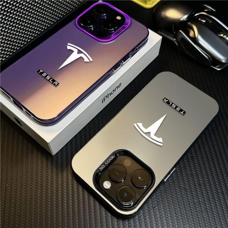 Sports Super Cool Car T-Tesla Logo Phone Case for iPhone 17 16 15 14 13 12 11 Pro Max Plus Air Gift Smartphone Cellphone
