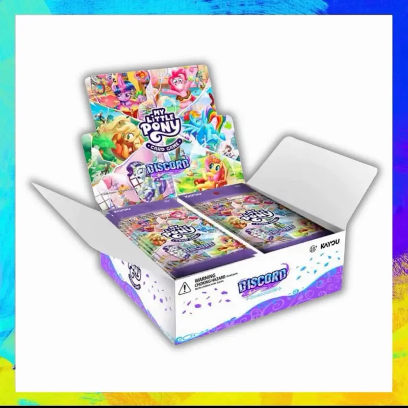[LIVE or SEALED] My Little Pony Trading Card Game: Discord!!! Booster Box / Packs