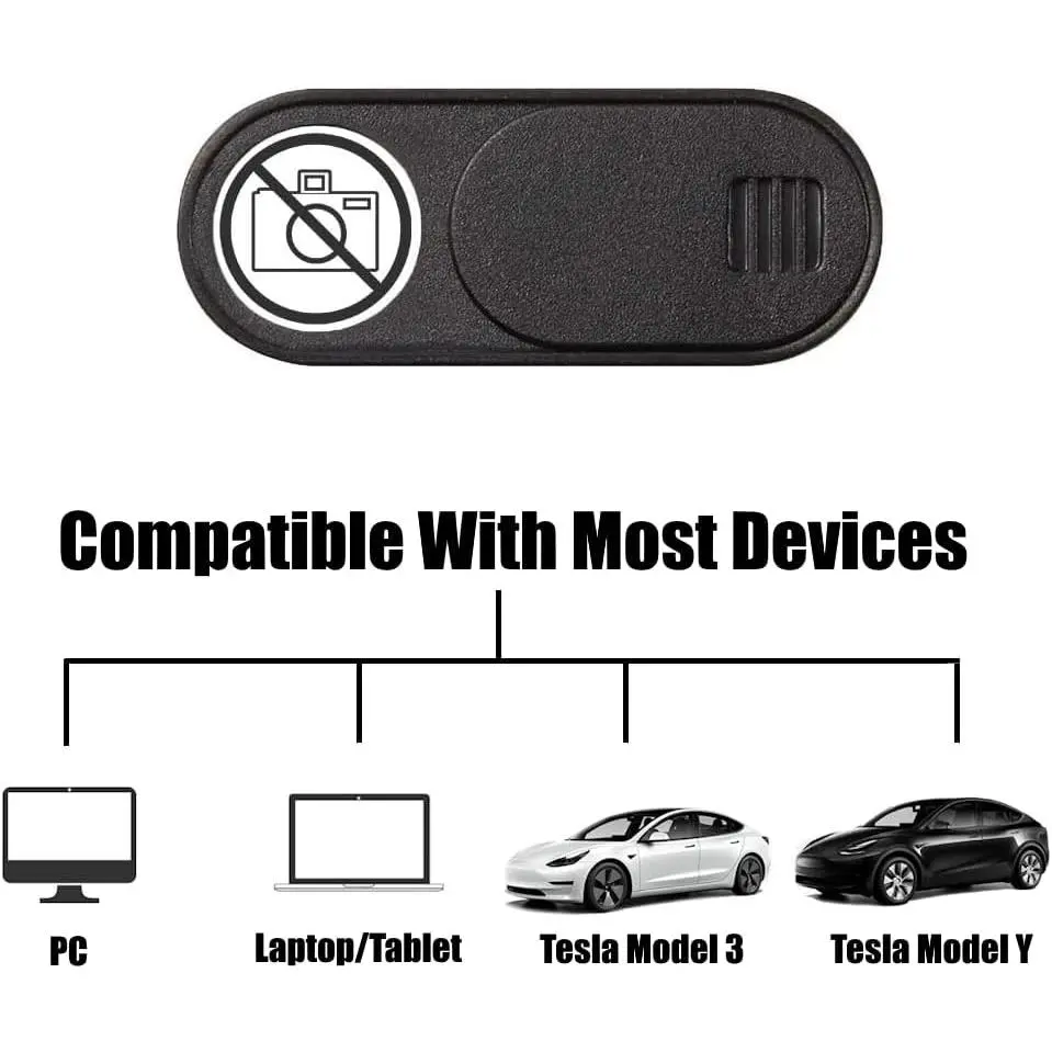 Ultra-Thin(6 Pack) Webcam Cover Slide for Tesla Model 3/Y Interior ...
