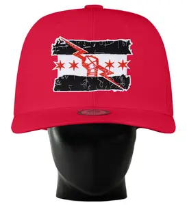 Noggin Boss CM Punk WWE 4 Patch Hat – Oversized Giant Wrestling Fan Hat