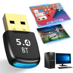Bluetooth 5.4/6.0 USB Adapter Wireless Audio Transmitter Receiver Mini Dongle For PC Laptop Mini Driver Free Win10 Win11
