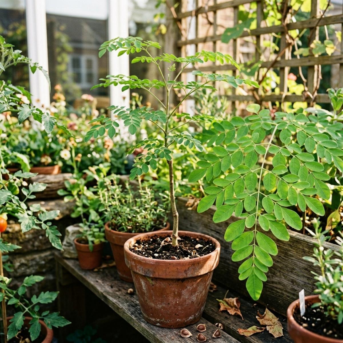 Premium Moringa Seeds High Germination Rate Organic Edible Moringa Oleifera for DIY Crafts Tea Infusions & Garden Planting