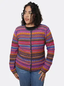 Handmade Alpaca Wool Sweater: Sumaq Sweater, Woven Pullover, Baby Alpaca Wool, New Collection, Women's Coat