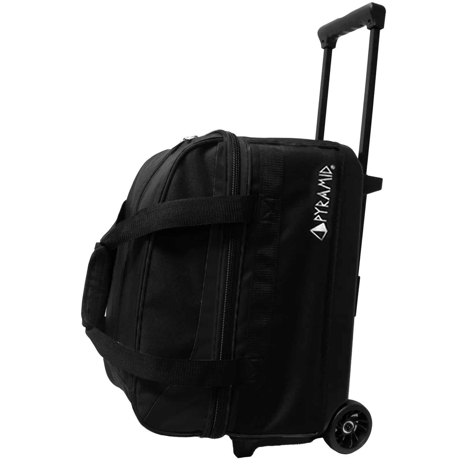Pyramid Prime Double Roller Bowling Bag (Black/Black)
