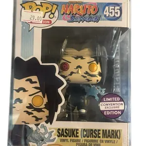Funko Pop! Naruto Shippuden Sasuke Curse Mark Vinyl Figure Limited Convention Exclusive Edition 455