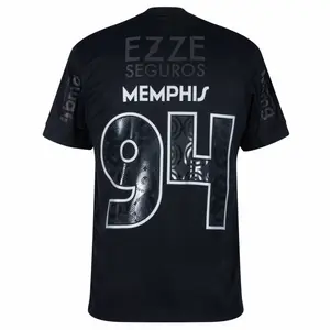 #94 Memphis Corinthians Away Jersey Full Sponsor Set 2024-2025