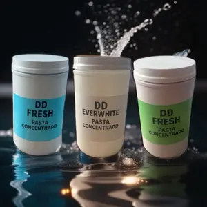 DD Fresh pasta azul concentrada para hacer 20l de detergente para ropa Cleaner Pack Cleaning Products fragancia floral fresca (almizcle dulce y lino),