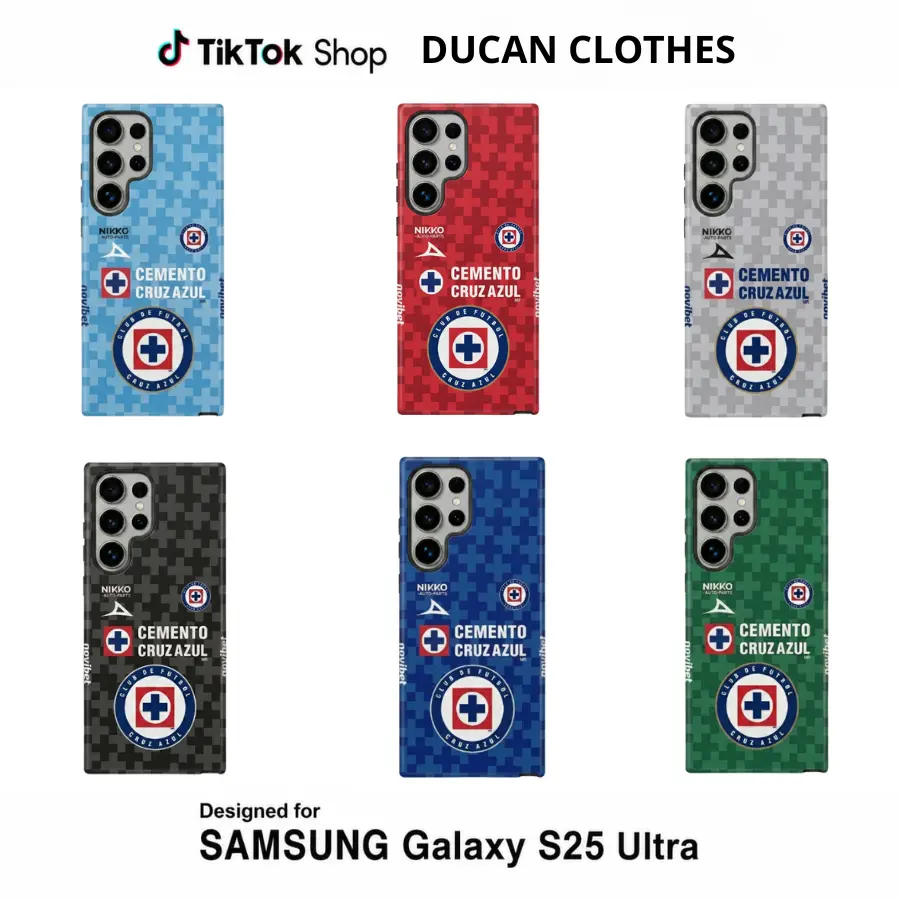 Cruz Azul Phone Case – Yellow Jersey Style Phone Cover, Soccer Fan Case, Shockproof Slim Protective Case for SSg galaxy S