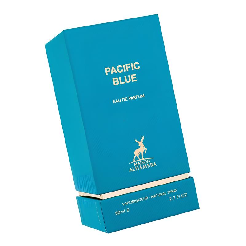 Maison Alhambra Pacific Blue for Unisex Eau de Parfum Spray, 2.7 Ounce
