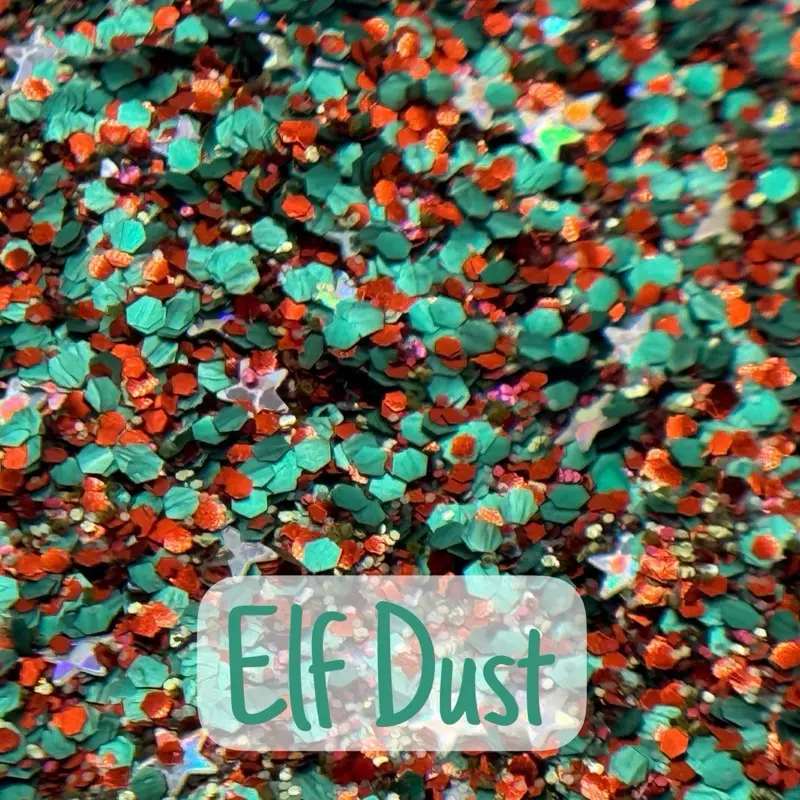 Christmas Biodegradable Glitter for Festive Decorations, DIY Crafts, & Body Glitter