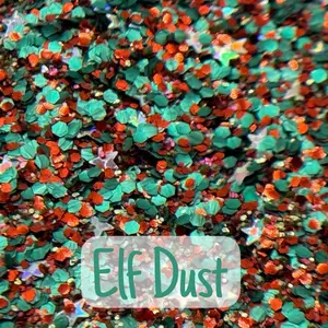 Christmas Biodegradable Glitter for Festive Decorations, DIY Crafts, & Body Glitter