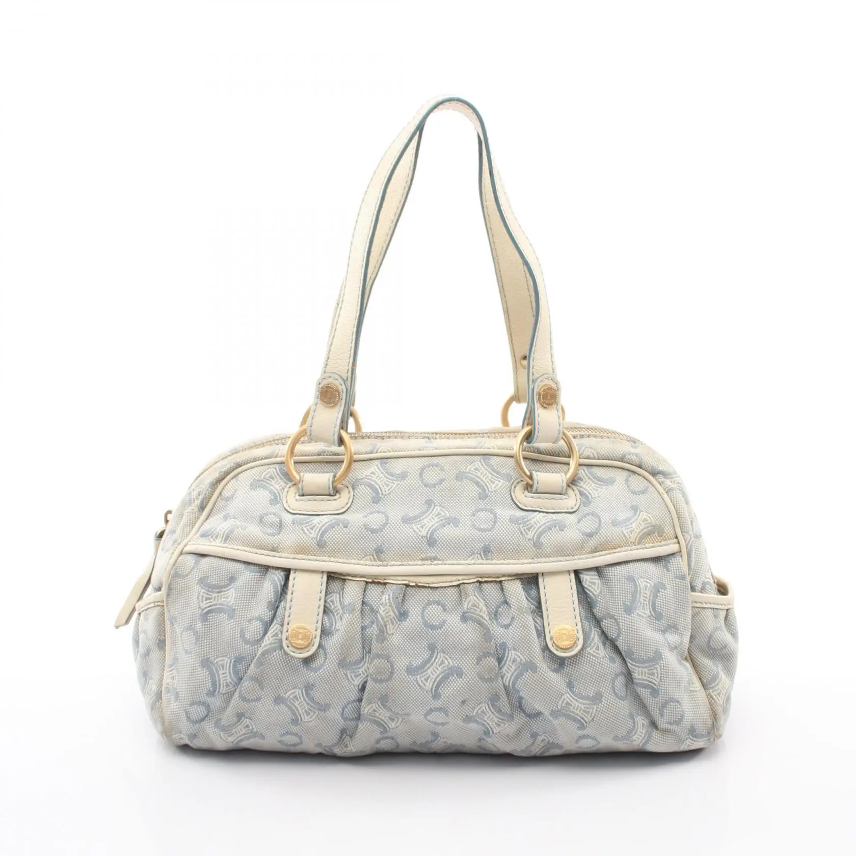 Pre-owned Celine Canvas Shoulder Bags C Macadam Leather Handbag