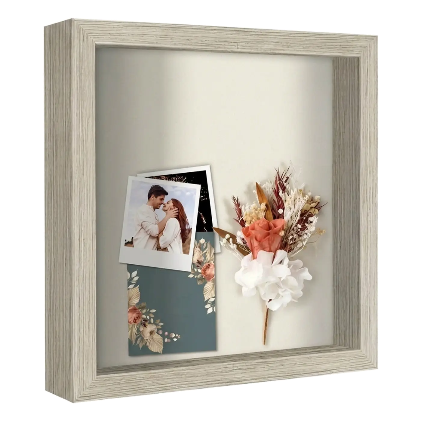 Silhouette Unmatted Engineered Wood Keepsake Shadow Box Silhouette Unmatted Engineered Wood Keepsake Shadow Box