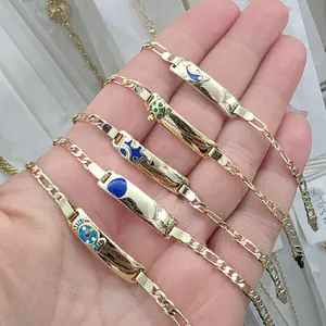 SMALL SIZE 6 INCH - PACK OF FIVE - BRACELETES Brazaletes Joyeria Laminada