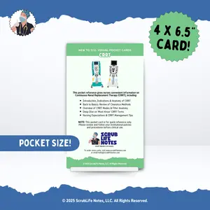 CRRT Pocket Card CRRT Pocket Card