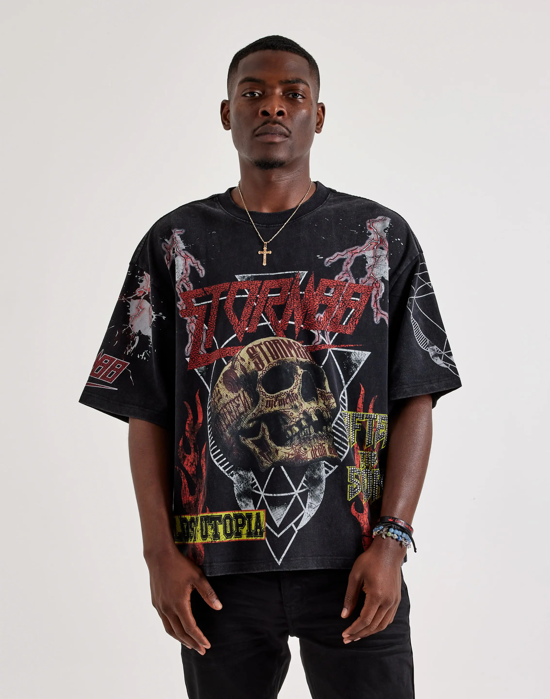 Mens Kleep Lost Utopia Short Sleeve Tee