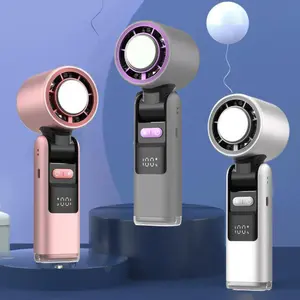 Portable Handheld Turbo Fan, USB Rechargeable Foldable Personal Fan, Mini Fan for Home Office Outdoor Travel