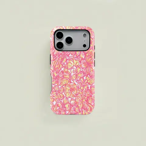 Mixed Color MagSafe Watercolor Flower Smartphone Case - Durable 2-in-1 Protective Cover for iPhone 17/16/15/14/13/12/11 Pro Max/Plus/Pro, Personalized Protection Accessory, Ideal Gift