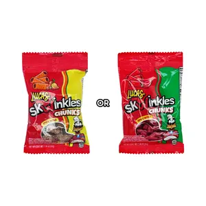 Lucas Skwinkles Chunks Candy - Watermelon or Mango Tamarind, 1.5oz Bag or Box of 6, Sweet and Spicy Mexican Candy