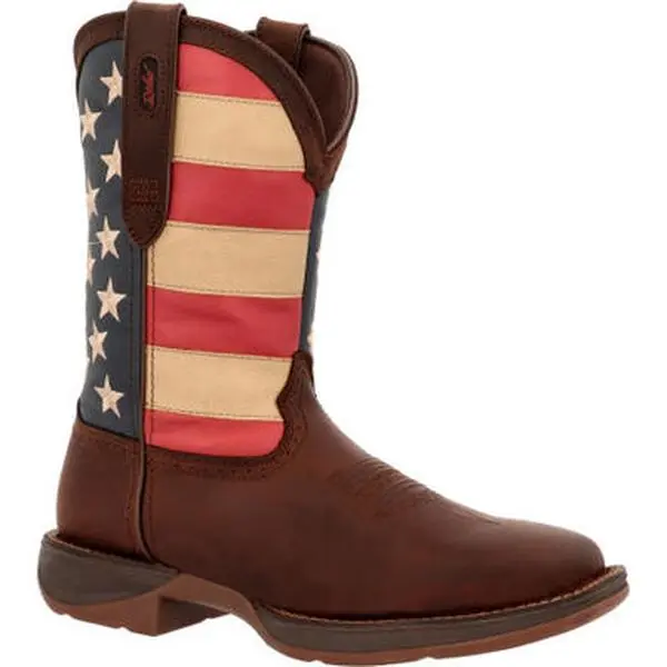 Men's Rebel by Durango Patriotic Pull-On Western Flag Boots (DB5554)