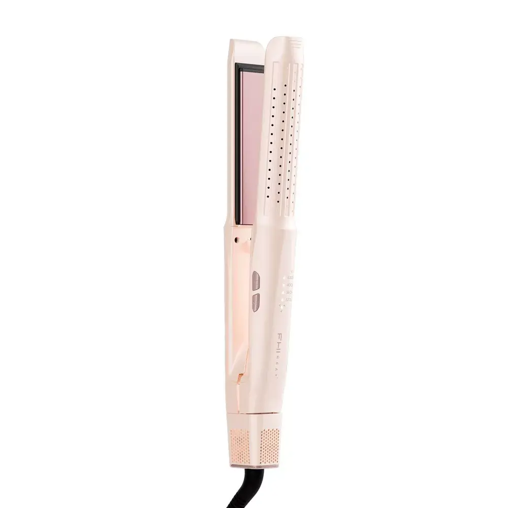 FHI Heat AeroStyle Ultimate Styling Flat Iron - Light Pink - 1"x1", Adjustable, Smooth, Hair Styling
