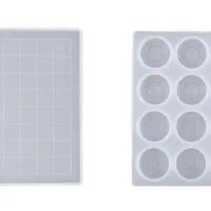 Epoxy Resin Chess Mold Set – DIY Silicone Molds for Chessboard & Pieces