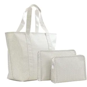 TRVL Roadie Medium & Large Zip Pouch + Jumbo Tote Bundle