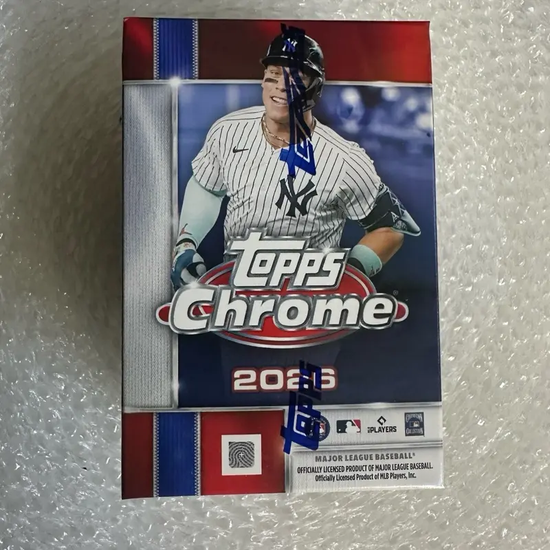 2026 Topps Chrome MLB Baseball Blaster Box, Collectible Sports Trading Cards Trade Card Box