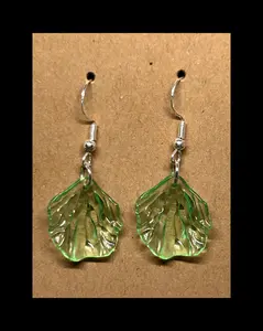 Leaf dangle earrings
