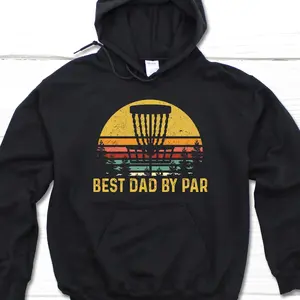 Disc Golf Hoodie - Best Dad By Par - Father's Day Frisbee Golf Gift for Him FQL