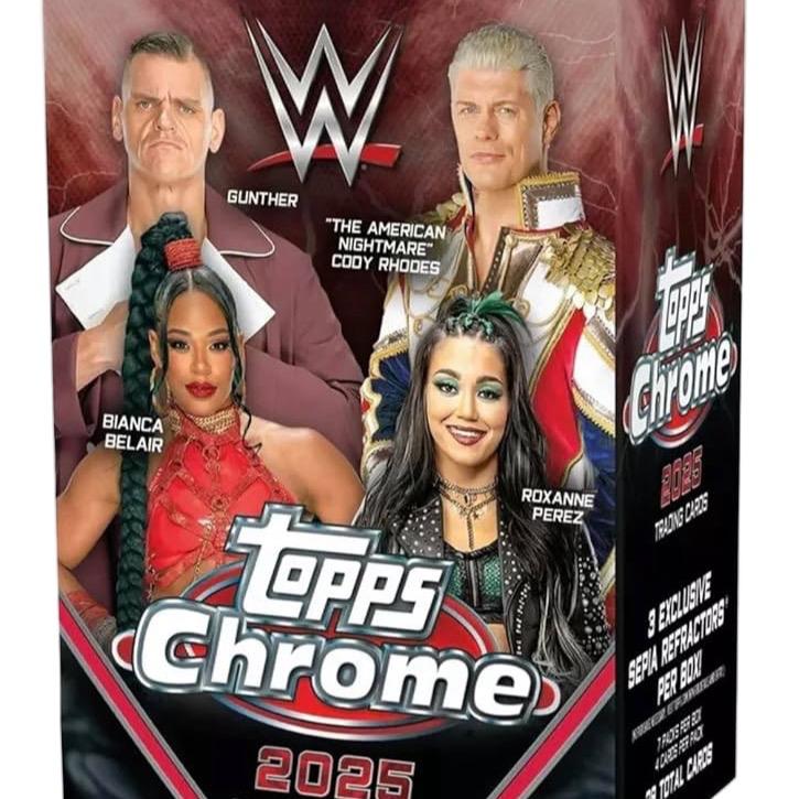 2025 Topps Chrome WWE Blaster Box