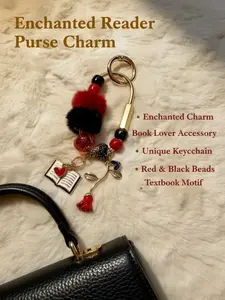 Enchanted Reader Purse Charm