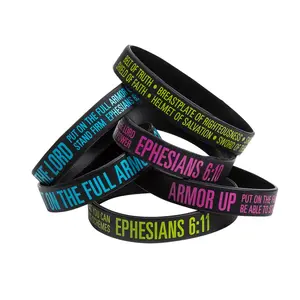 Armor of God Silicone Bracelets - 24 Pc.