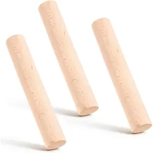 3 count Small  Rolling Pin, Dumpling Roller 6.6 Inch Short Rolling Pin Mini Dough Roller Kitchen Utensil Tool Baking Bread Making Tool Supplies for Fondant Pasta Bread Pastry Cookies Pizza Pie