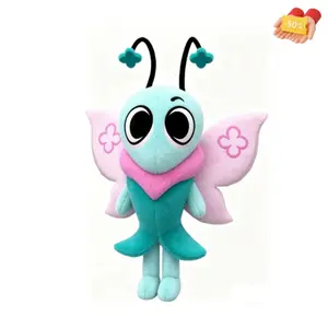 New Flyte Plush from Dandy's World, 12.5 Inch Soft & Fluffy Stuffed Butterfly Toy for Game Fans & Collectors，cute girly gifts  plushies