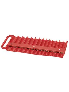 Lisle Large Magnetic .38" Socket Tray- Red