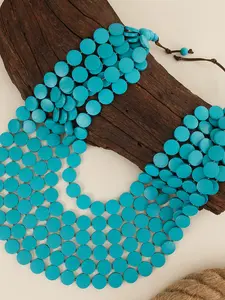 Wooden Bead Layered Necklace for Women for Gift, Boho Style Jewelry for Party, Daily Clothing Decor, Trendy All-match & Exquisite Jewelry for Birthday Gift