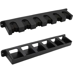 Fishing Rod Holders Vertical Rod Rack, Fishing Pole Holders for Garage, Wall, Ceiling Rod Stand, Black (1 Pair Black)