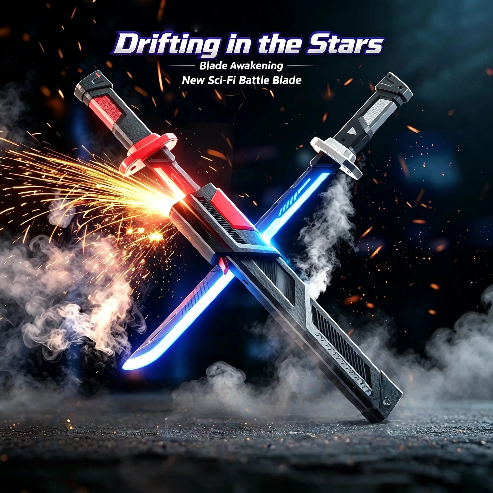Samurai Lightsabers (2 Types) - 7 RGB Colors, Smooth Swing, Motion Control, Retractable Replaceable Blade, Premium ABS Handle, Budget-Friendly Cyberpunk Toy, 8-10 Years & Adults, Enhances Play Experience, Unique Gift for Birthdays