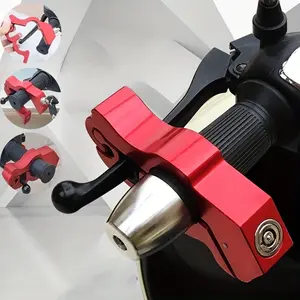 Motorcycle Grip Lock with Key, Security Safety Handlebar Lock, Anti Theft Handlebar Lock for Scooter ATV Dirt Street Bikes