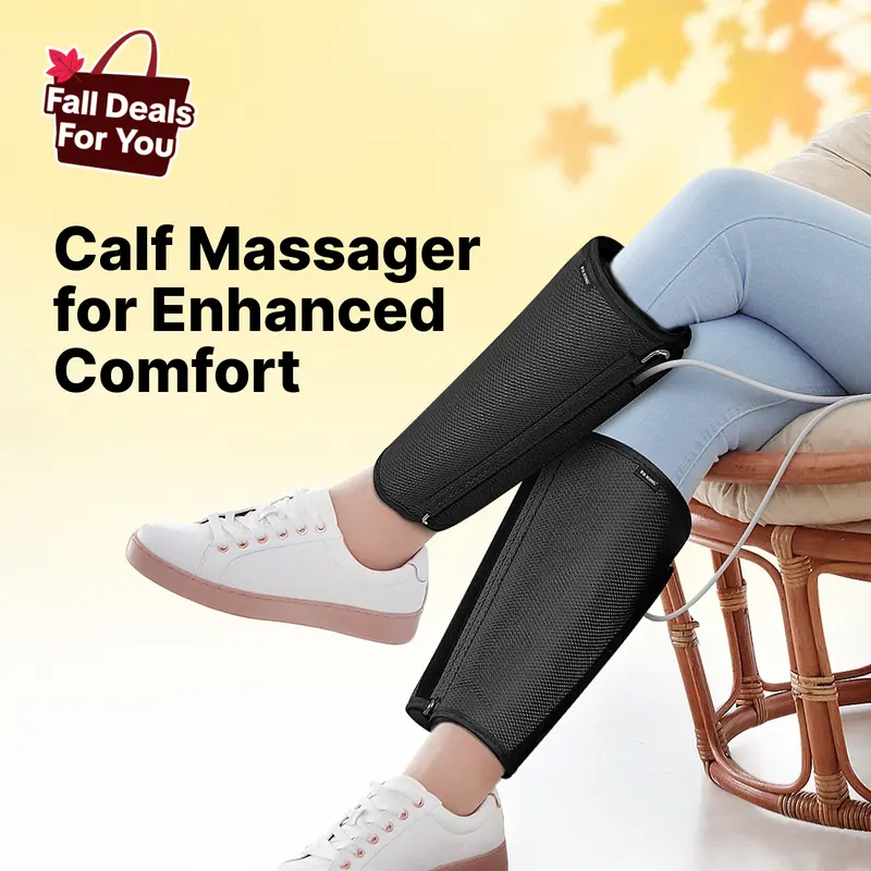 FIT KING Calf Massager - Office Legs & Feet Massage Device for Improved Circulation, Muscle Relaxation & Discomfort Relief, Relaxing Gifts for Father's Day, Birthday