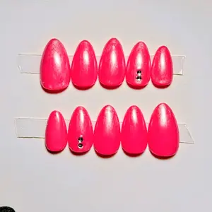 Pink Princess Press-On Nails