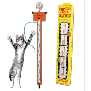 Interactive   for Indoor Cats - Fling-AMA-String Automatic, Moving, Flying String  for Cats -  Operated, Door  Exercise  for Kittens & Adult Cats