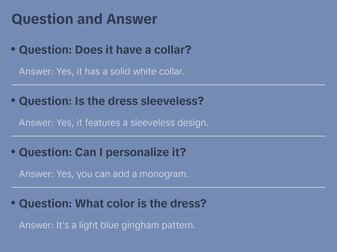 Light Blue Gingham Heidi Dress - Girls Peter Pan Collared Dress