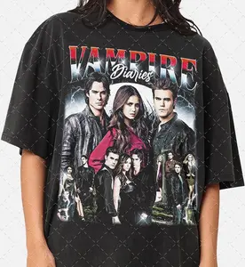 Comfort Colors®  Limited Vampire Diaries T-Shirt, Damon Salvatore T-Shirt, Stefan Salvatore T-Shirt, Gift For Woman and Man