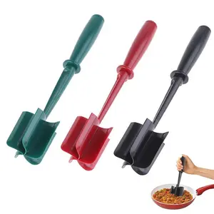 Heat-Resistant Non-Stick Meat Grinder, Heavy-Duty Plastic Meat Mincer with 5 Arc Blades, Ideal for Hamburgers, Pancakes, Potatoes