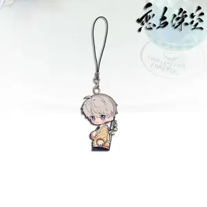 Game Love and Deepspace Acrylic Keychain Sylus Rafayel Xavier Zayne Caleb Phone Lanyard Keyring Pendant Decoration Accessories