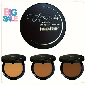 Matte Makeup Setting Powder Palette, High Gloss & Coverage for All Skin Tones Adjustable Coverage, Concealer for All Skin Tones with Phytosqualane with Plant Squalane